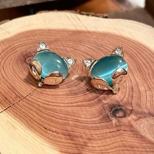 COPY - New-Beautiful FOX “Teal & Gold Colored” Ea…